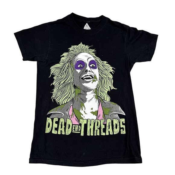 Dead End Threads Other - Beetlejuice Dead End‎ Threads Black T-Shirt Sz Small